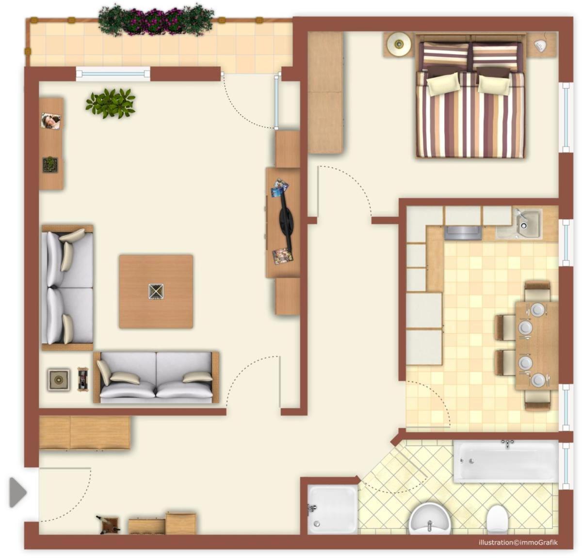 Silbermoewe Apartment Rostock Ngoại thất bức ảnh
